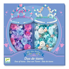 Tiara bikote urdina - Djeco - Abalorios