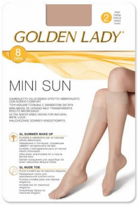 Distirarik gabeko udako galtzerdiak 8d Golden Lady