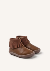 GIOSEPPO BAREFOOT - BOTAS PIEL FLECOS LEVERING MARRÓN 76232