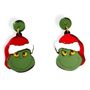 Pendientes Grinch