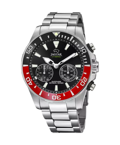 RELOJ JAGUAR CONNECTED J888/3 NEGRO CORREA DE ACERO, HOMBRE