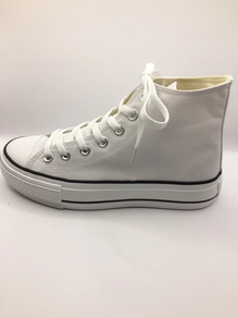 Botas de lona con plataforma