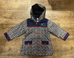 GABARDINA NIÑA NIGHT PICNIC TUC TUC CHUBASQUERO INTERIOR FORRO POLAR