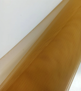 Tela de tul Carnaval-oro viejo (1,5 m)