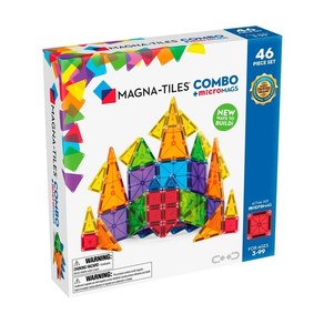 MAGNA-Tiles 46 pcs. combo + microMAGS