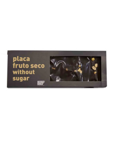 Placa Chocolate Sin Azúcar con Almendra Marcona | 200g | Chocolat Factory | Frutos Secos