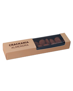 Crackanias Almendra Caramelizada Chocolat Factory 70g | Chocolate Blanco y Negro | Sin Gluten