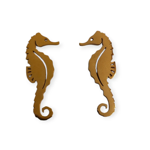 Pendientes Acero Caballito de Mar