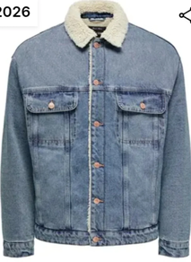 CAZADORA VAQUERA CON BORREGUITO ONLY & SONS