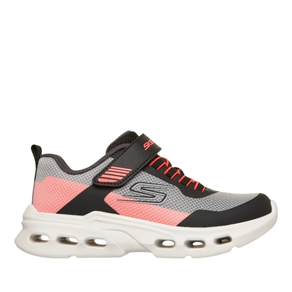 SKECHERS GRIS/NARANJA