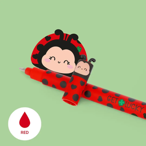 Bolígrafo de Gel Borrable Ladybug «Get Lucky» - Erasable Pen+