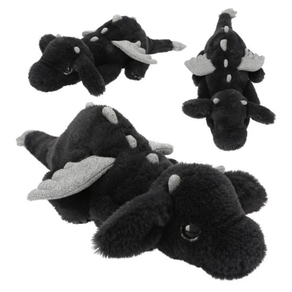SNUKIS dragón de peluche negro
