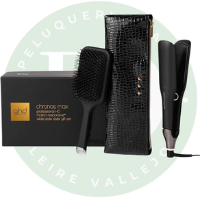 Set ghd Chronos Max | Plancha Placas Anchas + Cepillo + Neceser ✨