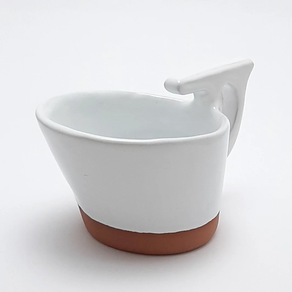 Kaiku blanco grande artesanía cerámica