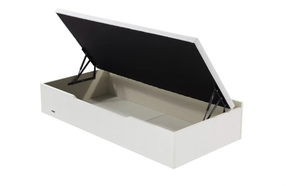 ABATIBLE MADERA APERTURA LATERAL 105X190 COLOR BLANCO