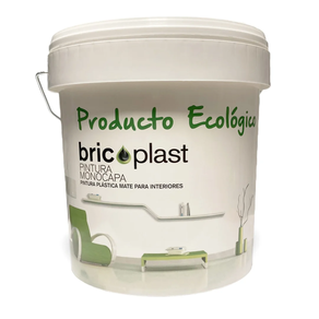 BRICOPLAST PINTURA ECOLOGICA BLANCA 4 L.