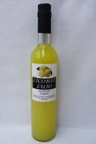 Limoi likorea Licores Lujo (modelo gourmet 500 ml, botila 1)