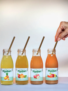 6 unidades de zumos variados