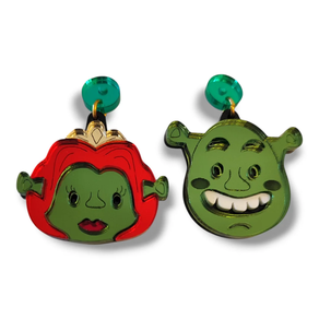 Pendientes Shrek y Fiona