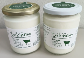 Yogur de leche de vaca A2 Txikiñena (tarro 212 gr)