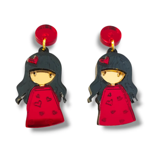 Pendientes Gorgus Rojo