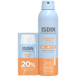 ISDIN FOTOPROTECTOR FACIAL SPF50 + TRANSPARENTE SPRAY SPF50