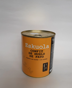 Ahate konfitatua Eskuola (2 izter, lata 750 gr)