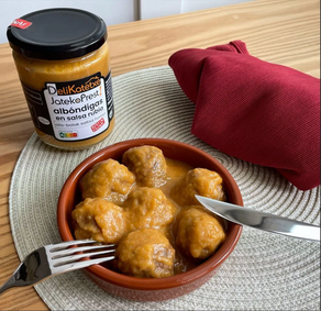 Albóndigas en salsa rubia Delikatetxe (tarro 420 gr)