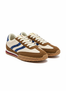 Zapatillas Deportivas Gioseppo de Piel y Textil Estilo Retro