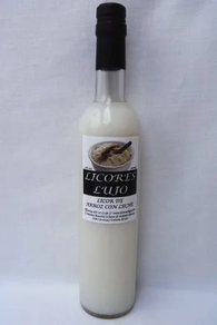 Licor de arroz con leche Licores Lujo (modelo gourmet 500 ml, 1 botella)