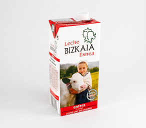Leche UHT entera Bizkaia Esnea (pack 6 botellas)