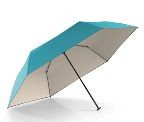 Paraguas plegable Doppler Zero Ultra Sun color turquesa