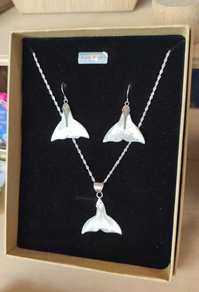 Conjunto Plata y Nacar Cola de Ballena