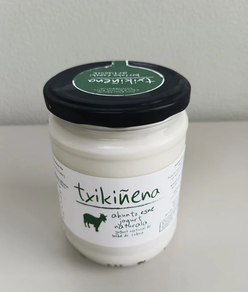 Yogur natural de leche de cabra Txikiñena (tarro 212 gr)