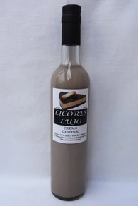 Crema de orujo especial Licores Lujo (modelo gourmet 500 ml, 1 botella)