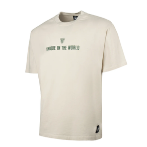 CAMISETA MANGA CORTA HARROBI ESCUDO BEIGE