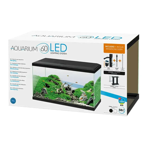 Acuario Aquarium 60 Led Filtro Interior