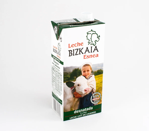 Leche UHT desnatada Bizkaia Esnea (pack 6 cajas)