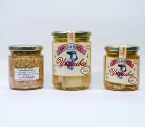 Hegaluzea Urdaibai Kontserbak (poto txikia: pisu garbia 240 gr, xukatua 160 gr)