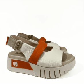 Sandalias Plataforma Jose Saenz naranja