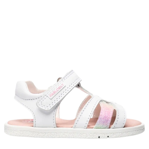 SANDALIA BAREFOOT PBK 73000 BLANCO/ROSA GLITTER (24-27)