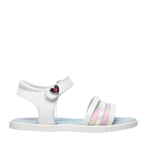 SANDALIA BAREFOOT PBK 452500 BLANCO TIRAS GLITTER (26-27)