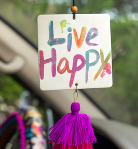 Ambientador de Coche Live Happy