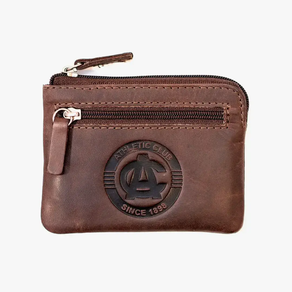 Monedero de Piel Marrón - Diseño AC- Athletic Club - 4220902