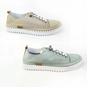 Zapatilla de piel superflexible
