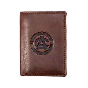Billetera Clásica con monedero de Piel Marrón - Diseño AC - Athletic Club - 4221602