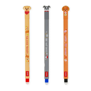 Set de 3 Bolígrafos de Gel Borrables - Erasable Pen - Fur-ever Friends