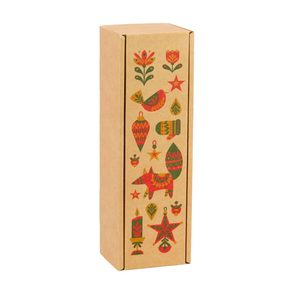 CAJA REGALO NAVIDAD (tamaño 1botellas) (Jaunene)