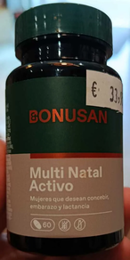MULTI NATAL ACTIVO BONUSAN 60 comprimidos
