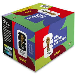 Caja con 50 sobres de la Copa Mundial de la FIFA 2026